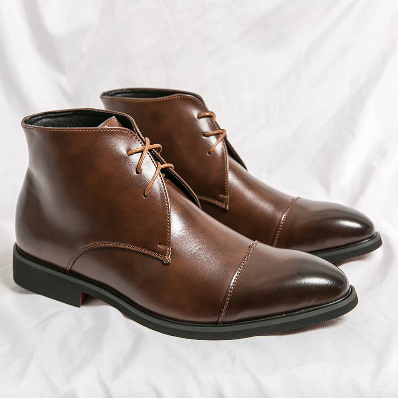 Men'S Formal Style - 영국 스타일 남성용 정품 가죽 부츠