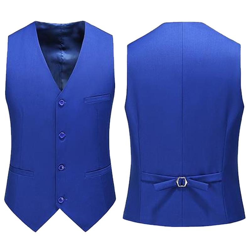 Men Formal Wear Vest - 19가지 색상 남성 조끼 단색 패션
