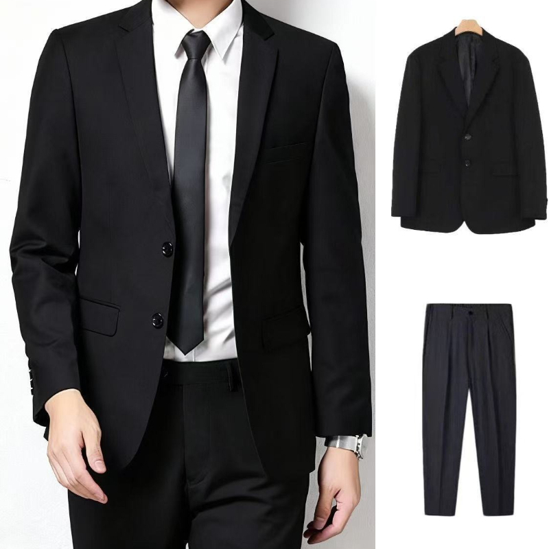 Men'S Formal Wear For Graduation - 남성용 한국 스타일 캐주얼 정장 세트,