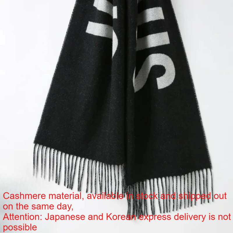 Monogrammed Handkerchief - 여성용 100% 울 스카프, 럭셔리 브랜드