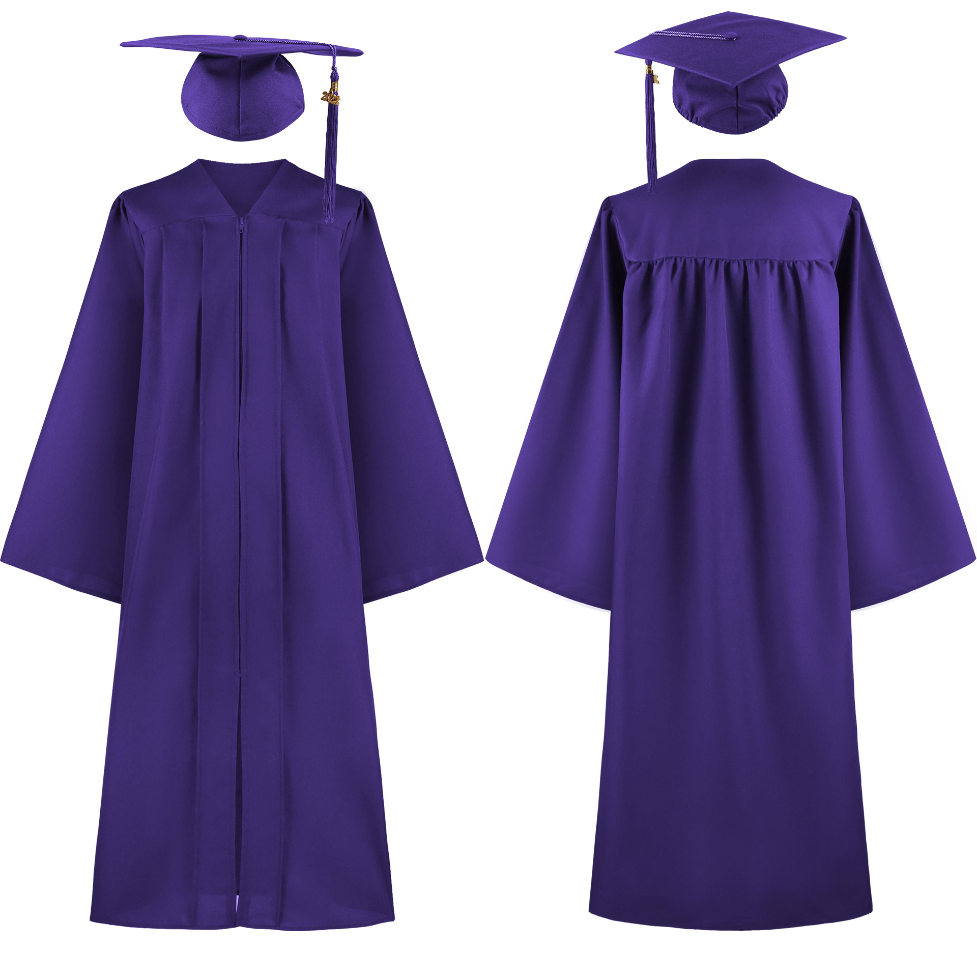 남녀공용 부드러운 매트 졸업 가운, 졸업 가운, 모자  - Men'S Formal Wear For Graduation 리뷰 및 가격