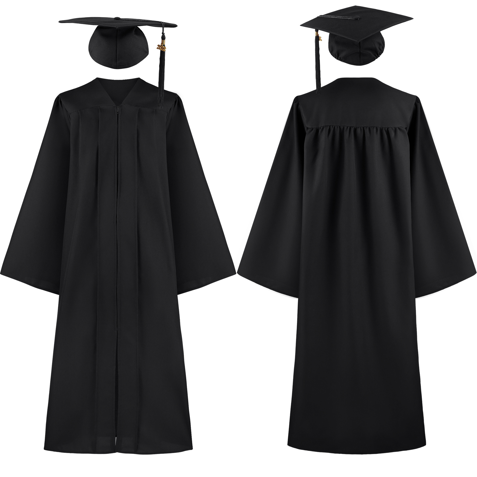 남녀공용 부드러운 매트 졸업 가운, 졸업 가운, 모자  - Men'S Formal Wear For Graduation 리뷰 및 가격