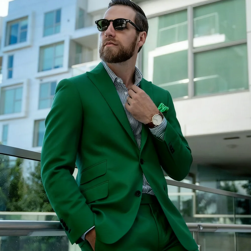 블루 수트 남성 맞춤형 테르노 비즈니스 댄스 졸업식 웨 - Men'S Formal Wear For Graduation 리뷰 및 가격
