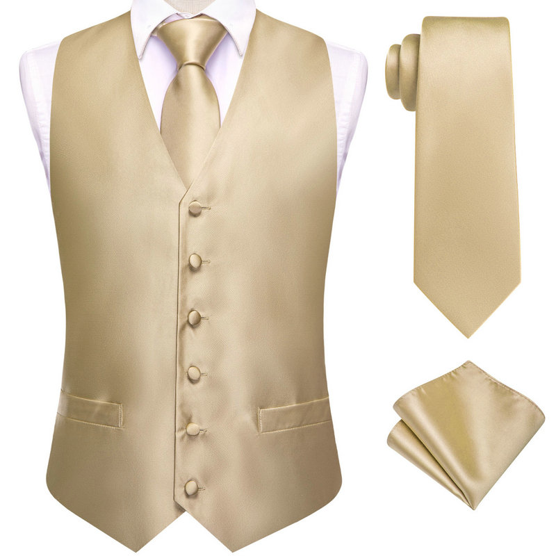 VerveRow 남성용 솔리드 새틴 V넥 베스트 넥타이 - Men Formal Wear Vest 리뷰 및 가격