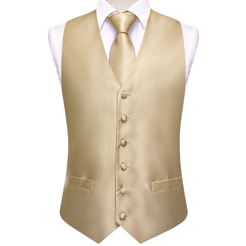 VerveRow 남성용 솔리드 새틴 V넥 베스트 넥타이 - Men Formal Wear Vest 리뷰 및 가격