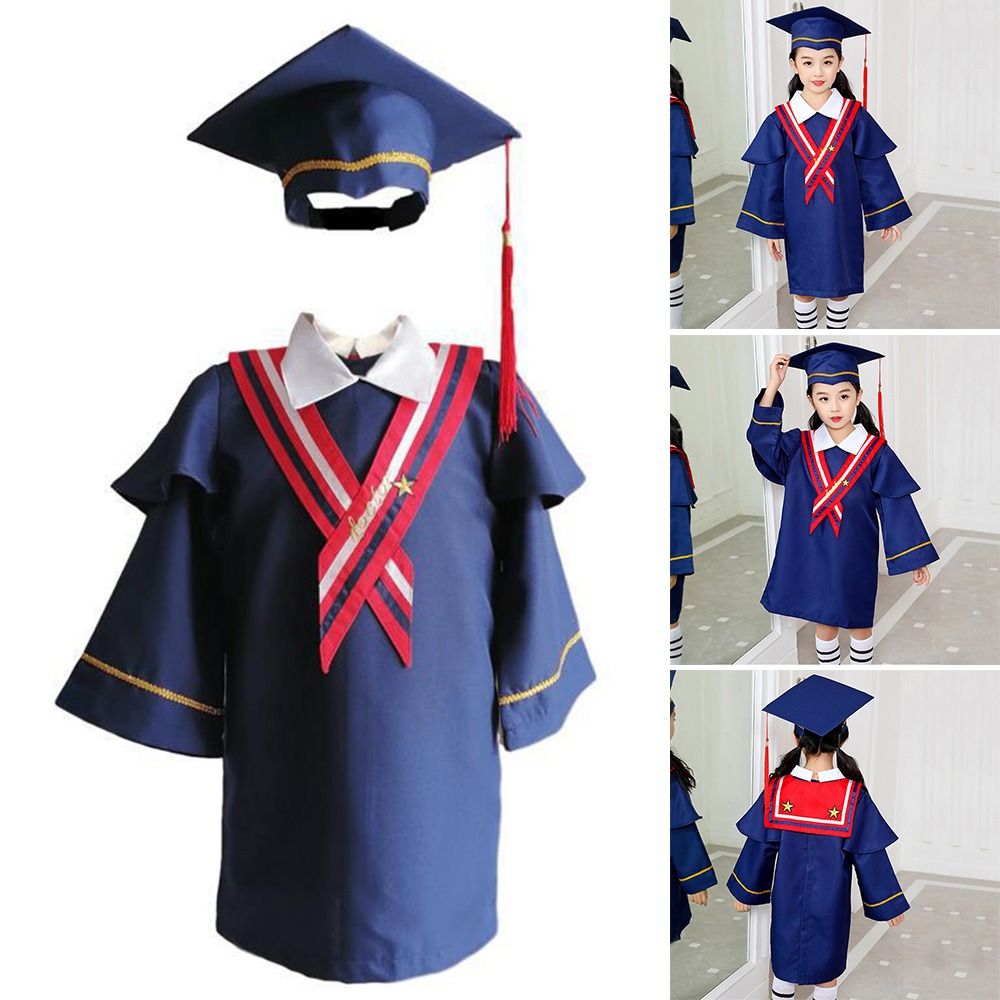 2개/세트 유치원 어린이 졸업 가운 모자와 태슬이 있는 - Men'S Formal Wear For Graduation 리뷰 및 가격
