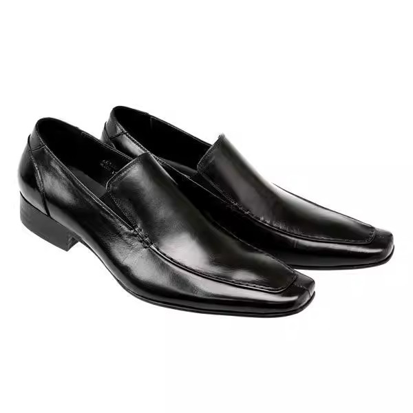일본 스타일 포인티드 가죽 신발 두꺼운 밑창 비즈니스  - Men'S Formal Style 리뷰 및 가격
