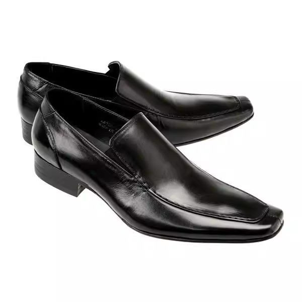 일본 스타일 포인티드 가죽 신발 두꺼운 밑창 비즈니스  - Men'S Formal Style 리뷰 및 가격