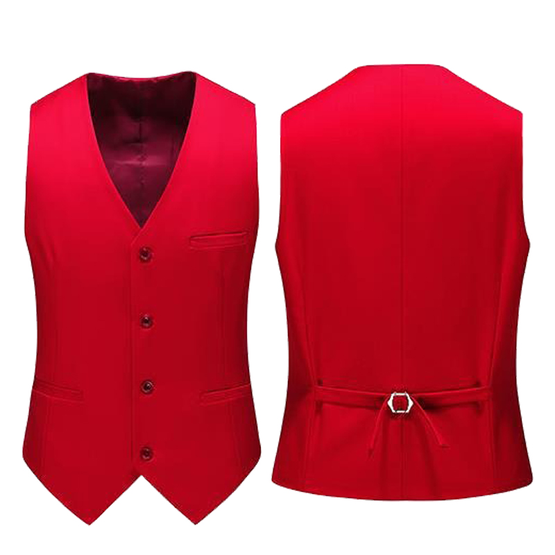 19가지 색상 남성 조끼 단색 패션 캐주얼 정장 조끼  - Men Formal Wear Vest 리뷰 및 가격