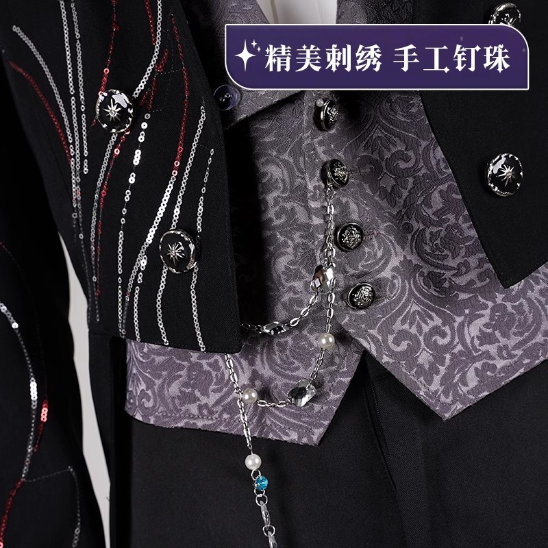 『딥 스페이스 러브』 코스프레 의상: 치 유 웨딩드레스 - Men Formal Wear Vest 리뷰 및 가격