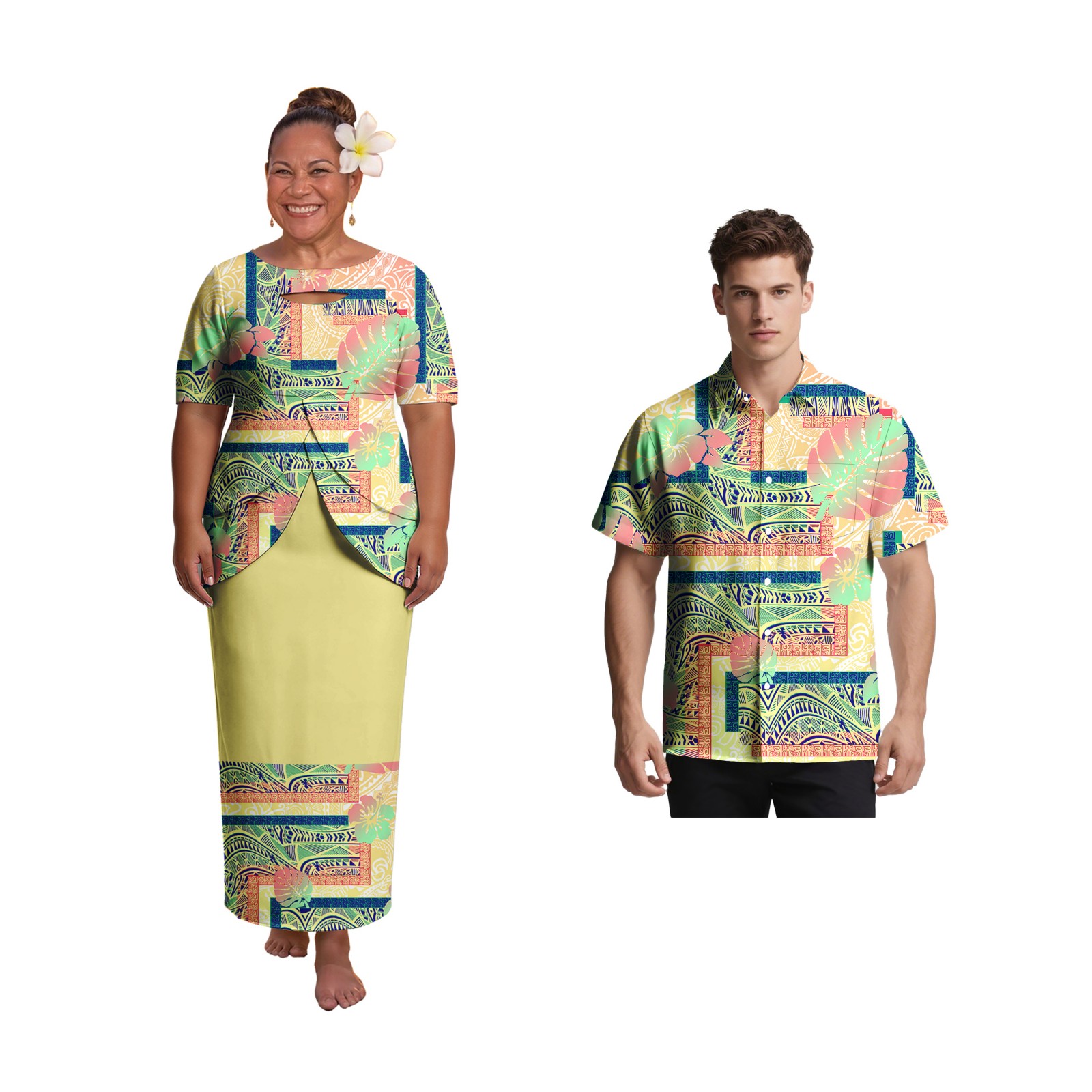 비치 사모아 풀레타시 우아한 여성 의류 및 남성 셔츠  - Men'S Hawaiian Formal Wear 리뷰 및 가격