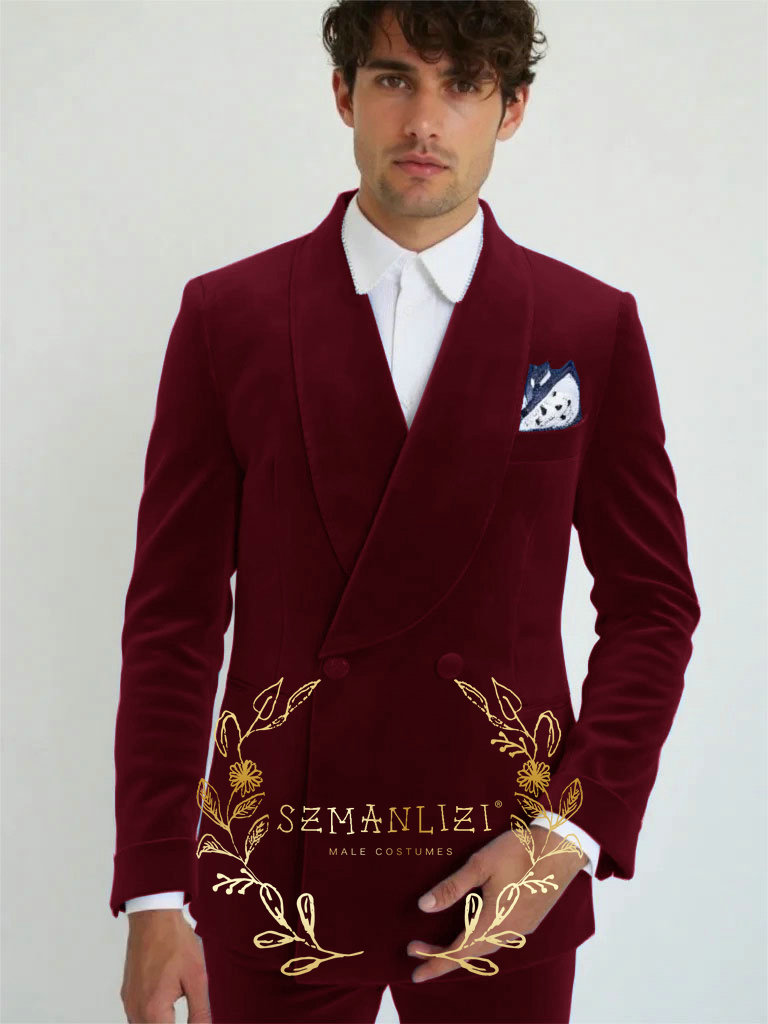 최신 코트 팬츠 디자인 남성 스모킹 블레이저 블루 벨벳 - Latest Men Formal Wear 리뷰 및 가격
