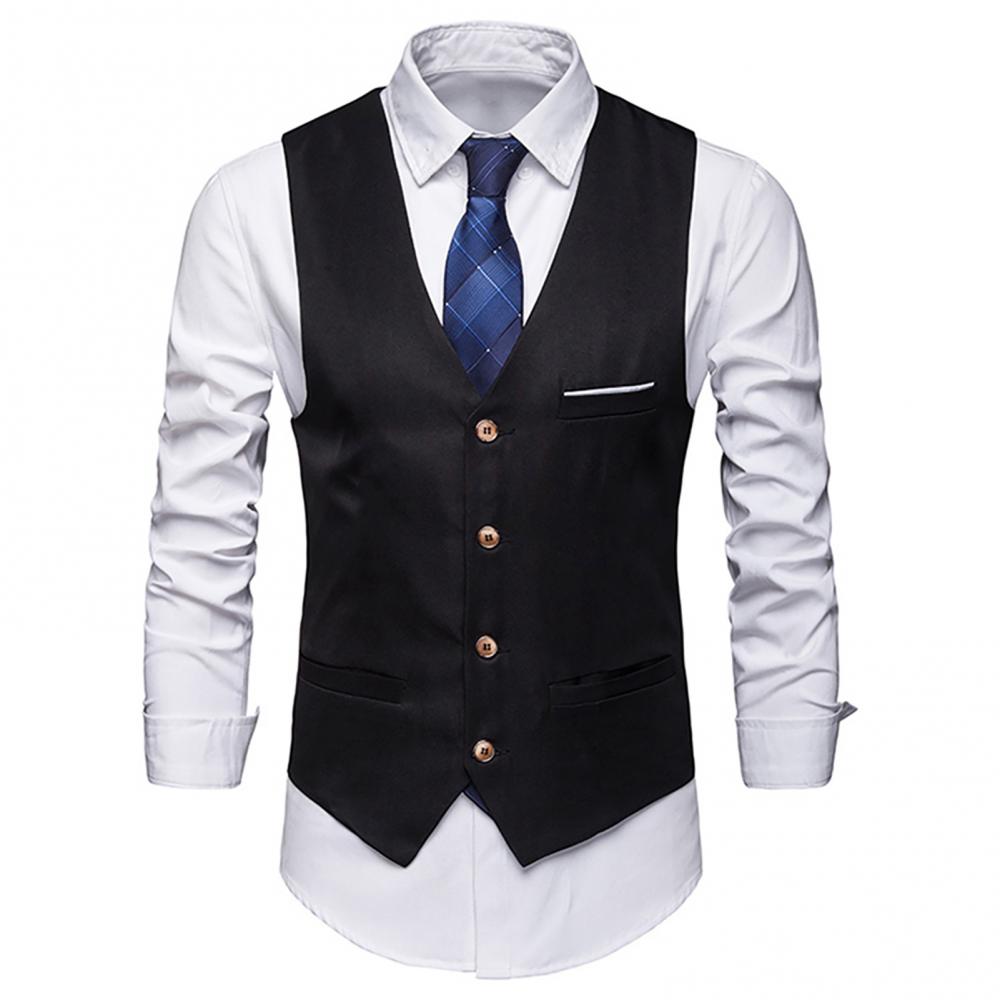 남성용 드레스 조끼 슬림 피트 남성 정장 조끼 남성 양 - Men Formal Wear Vest 리뷰 및 가격