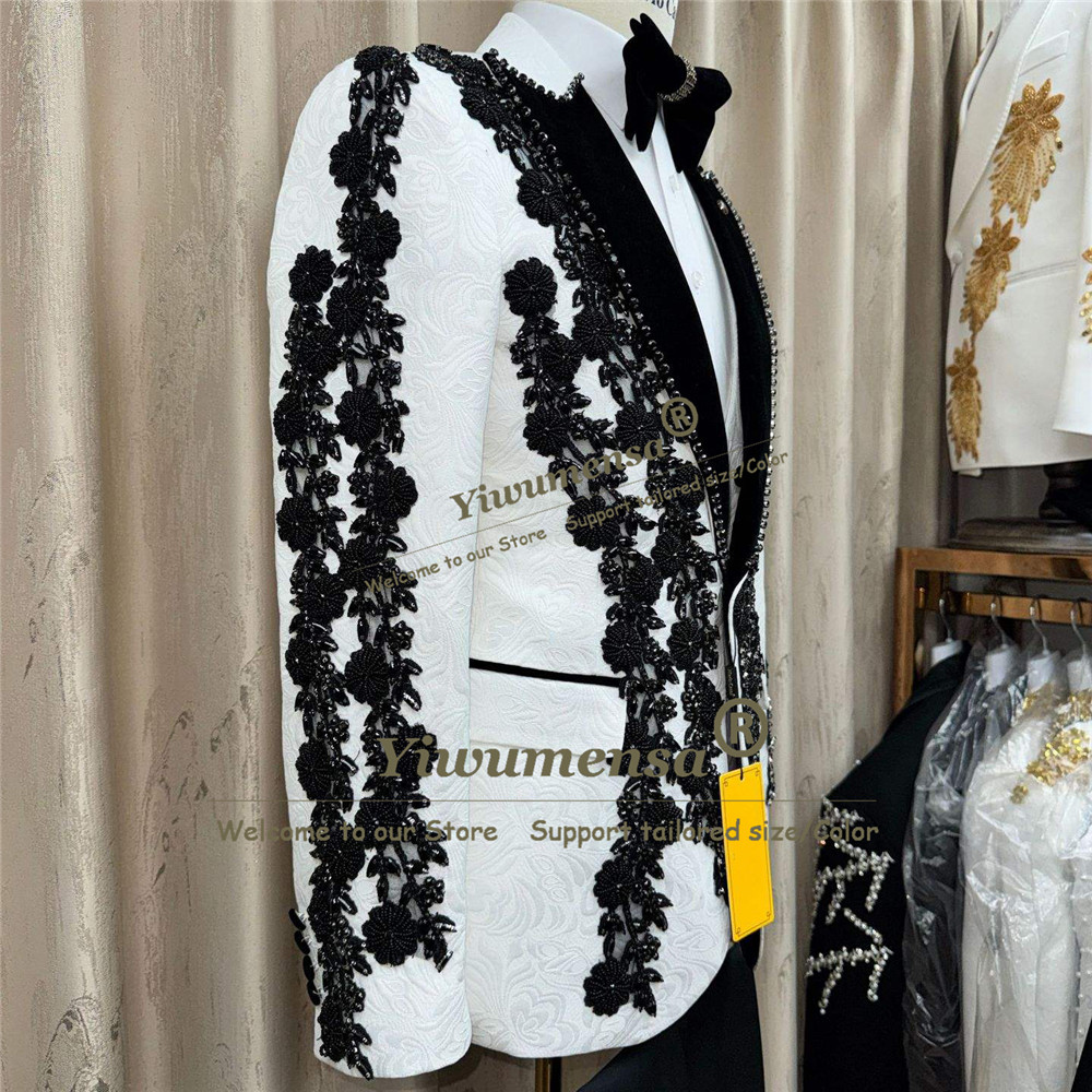 최신 디자인의 남성용 웨딩 수트: 다이아몬드 비즈 장식 - Latest Men Formal Wear 리뷰 및 가격