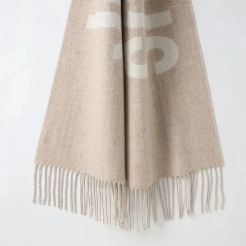 여성용 100% 울 스카프, 럭셔리 브랜드 겨울용 두꺼 - Monogrammed Handkerchief 리뷰 및 가격