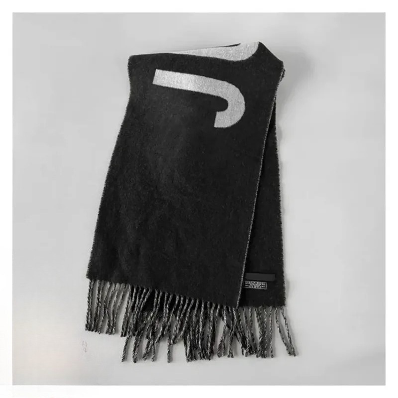 여성용 100% 울 스카프, 럭셔리 브랜드 겨울용 두꺼 - Monogrammed Handkerchief 리뷰 및 가격