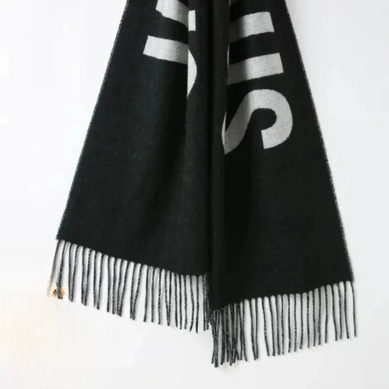 여성용 100% 울 스카프, 럭셔리 브랜드 겨울용 두꺼 - Monogrammed Handkerchief 리뷰 및 가격